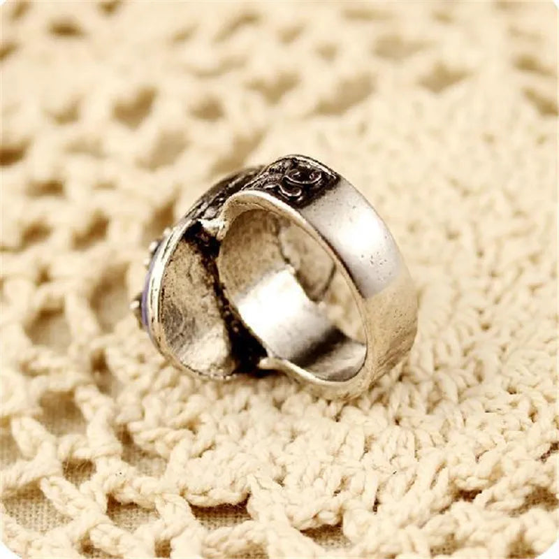 Anello in argento stile Damon Salvatore 